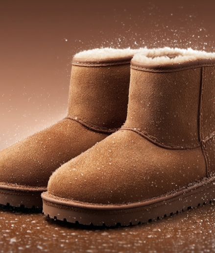 Teddy boots in studio getting rained on
