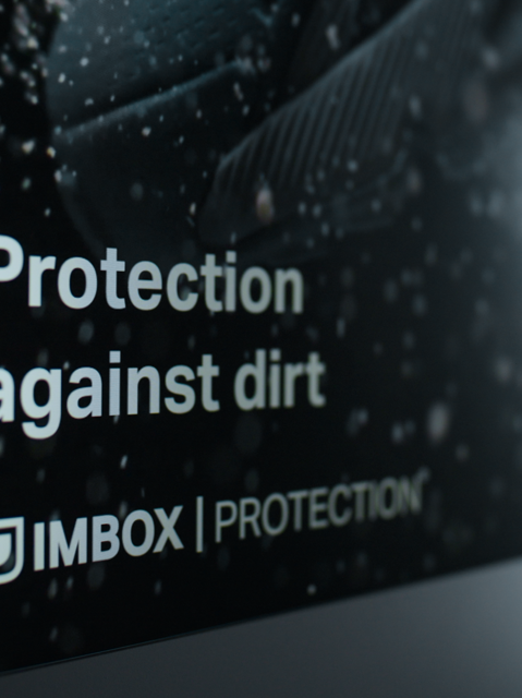 IMBOX flagship logo in bottom