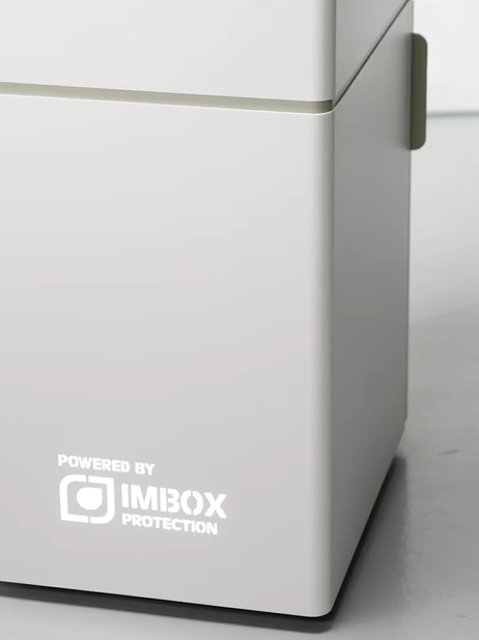 IMBOX flagship logo in bottom