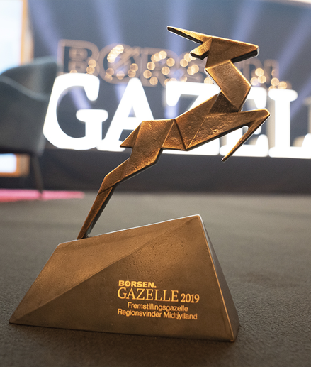 Bronze Børsen Gazelle award 2019 