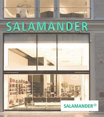 Front view of Salamander store