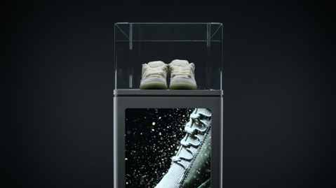 Nike sneakers on top of IMBOX Flagship